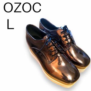 新品タグ付 OZOC オゾック 厚底スニーカー 厚底シューズ ウェッジ L