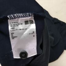 送料無料★UNIQLO ユニクロ★半袖Tシャツ　ポロシャツ　トップス★メンズ　Lサイズ★ネイビー#50828sNj118_画像4