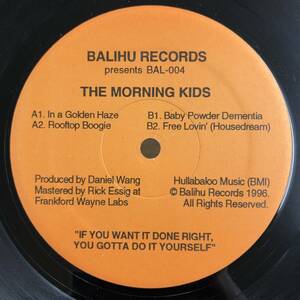 ■ Morning Kids - In A Golden Haze【12inch】BAL-004 アメリカ盤 ディスコ・ハウス Daniel Wang Balihu
