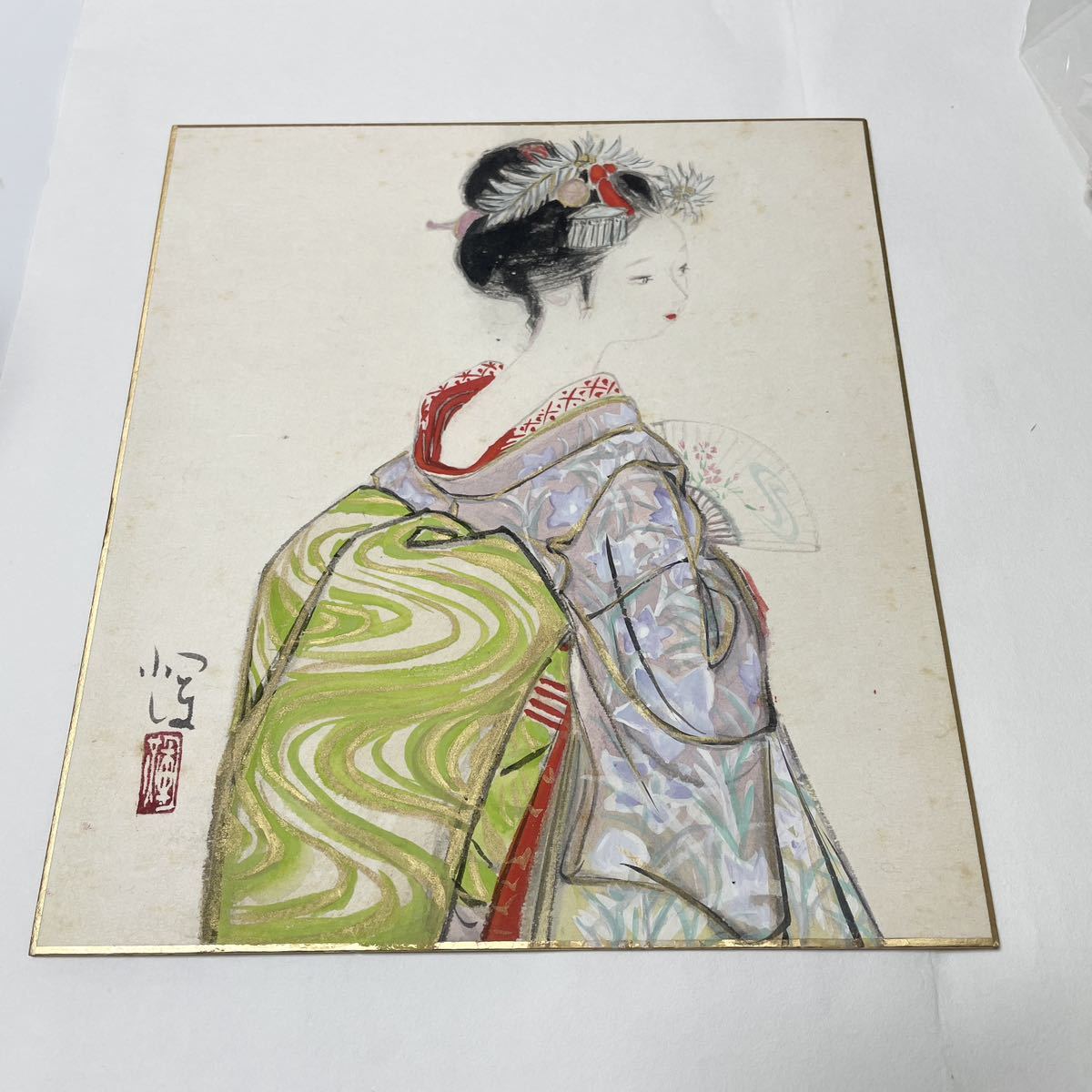 Achat instantané ! Copie de Teru Kuzuhara/peinture de beauté (Recherche : Préfecture de Yamaguchi, Shinsui Ito, Sohachi Kimura, Kiyokata Kaburagi, Eiho Hirezaki, Keigetsu Kikuchi, Shima Seien, Tsunetomi Kitano, Teii Nakamura, Shoen Ikeda, Shoba Ito, Peinture, Peinture japonaise, personne, Bodhisattva