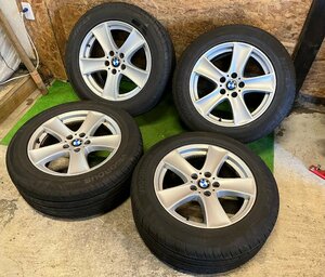 BMW X5 純正 E70 18インチ 8.5J +46 255/55R18 HIFLY VIGOROUS HP801 2021年製 バリ山 夏タイヤ タイヤホイール 4本セット H