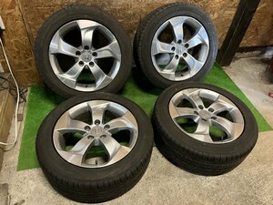 HONDA ヴェゼル 純正 17インチ 7J +55 PCD114.3 5H 215/55R17 DUNLOP SP SPORTMAXX 夏タイヤ タイヤホイール 4本セット