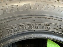 175/80R16 DUNLOP GRANDTREK PT3 バリ山 夏タイヤ 4本セット H_画像7