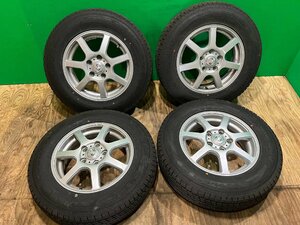 weds Treffer 15インチ 5J +50 175/80R15 GOODYEAR ICENAVI SUV 2019年製 バリ山 スタッドレス タイヤホイール 4本セット