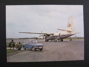 ANA■MAZDAキャロル600■フレンドシップ■ダ・ヴィンチマーク■Fokker F27-241 Friendship■1960's■エアライン発行絵葉書