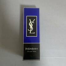 YVES SAINTLAURENT イヴ・サンローラン 仕立て生地 ストライプ ホワイト ワイシャツ生地 ポリエステル50%綿50% C-TK2523_画像1