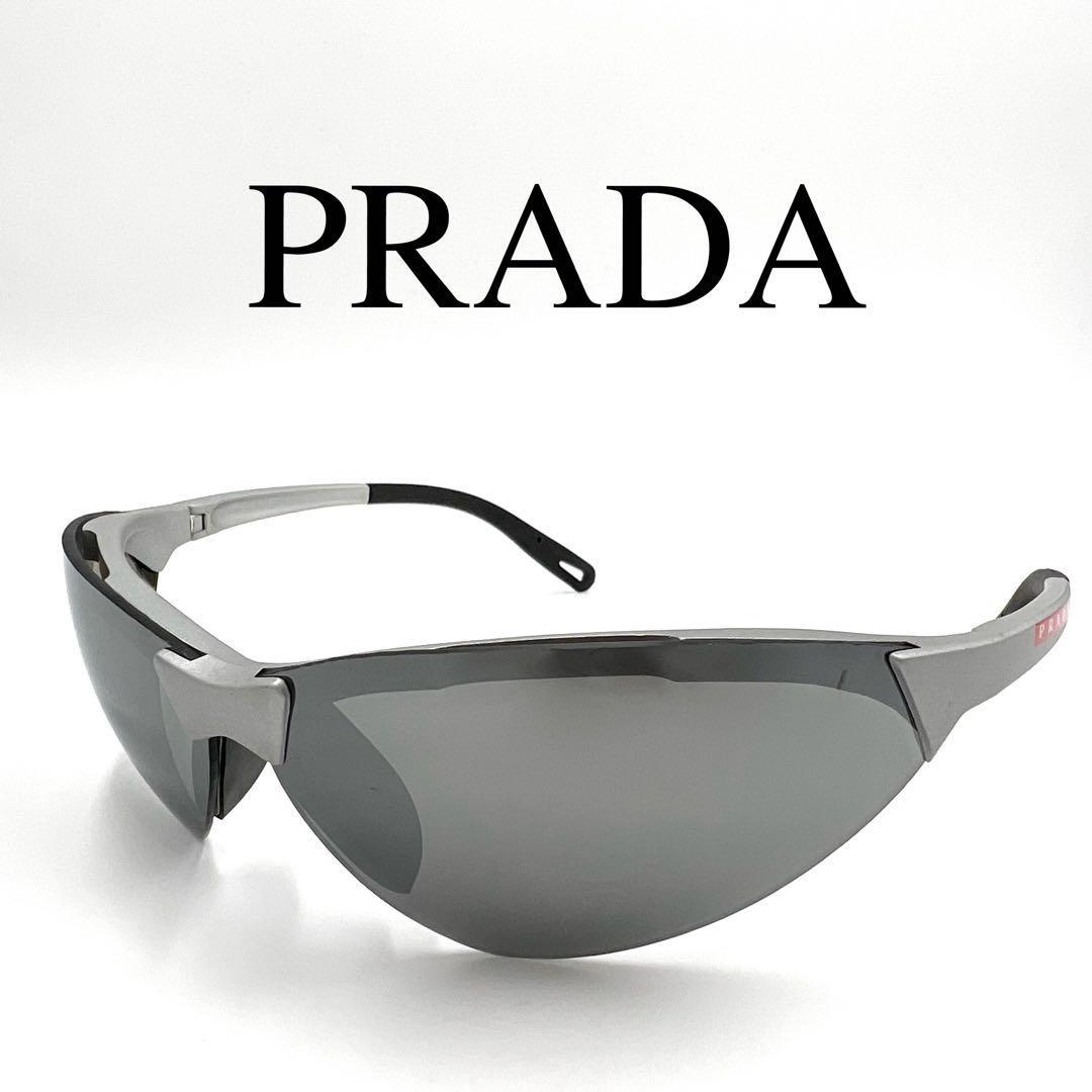 プラダ サングラス SPR27N-A バロック ブラック 丸型 メガネ