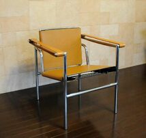 ル・コルビジェ/LC1 レザー 本革　スリングチェア/色　タン/最高級レザー仕様 Le Corbusier Sling Chair デザイナーズ家具_画像1