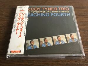 「リーチング・フォース」マッコイ・タイナー 日本盤 旧規格 32XD-610 消費税表記なし 帯付属 Reaching Fourth / McCoy Tyner Trio