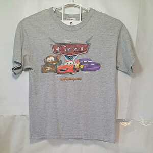 zcl-05t♪アメリカ古着 Wolt Disney World PIXAR Tシャツ KIDS用USサイズ－XL グレー