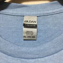 新品未使用 GILDAN ギルダン 半袖Tシャツ ストーンブルー 2XL_画像2