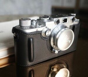  new goods original leather camera case LEICA Leica 3f/3c/Ⅲf/Ⅲc for black 