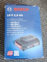 ◎新品【ボッシュ / BOSCH 18Vインパクトドライバーレンチ兼用機＋ドライバードリルセット GSR 18V-55 GDX 18V-200】予備バッテリ付 N08202_画像6