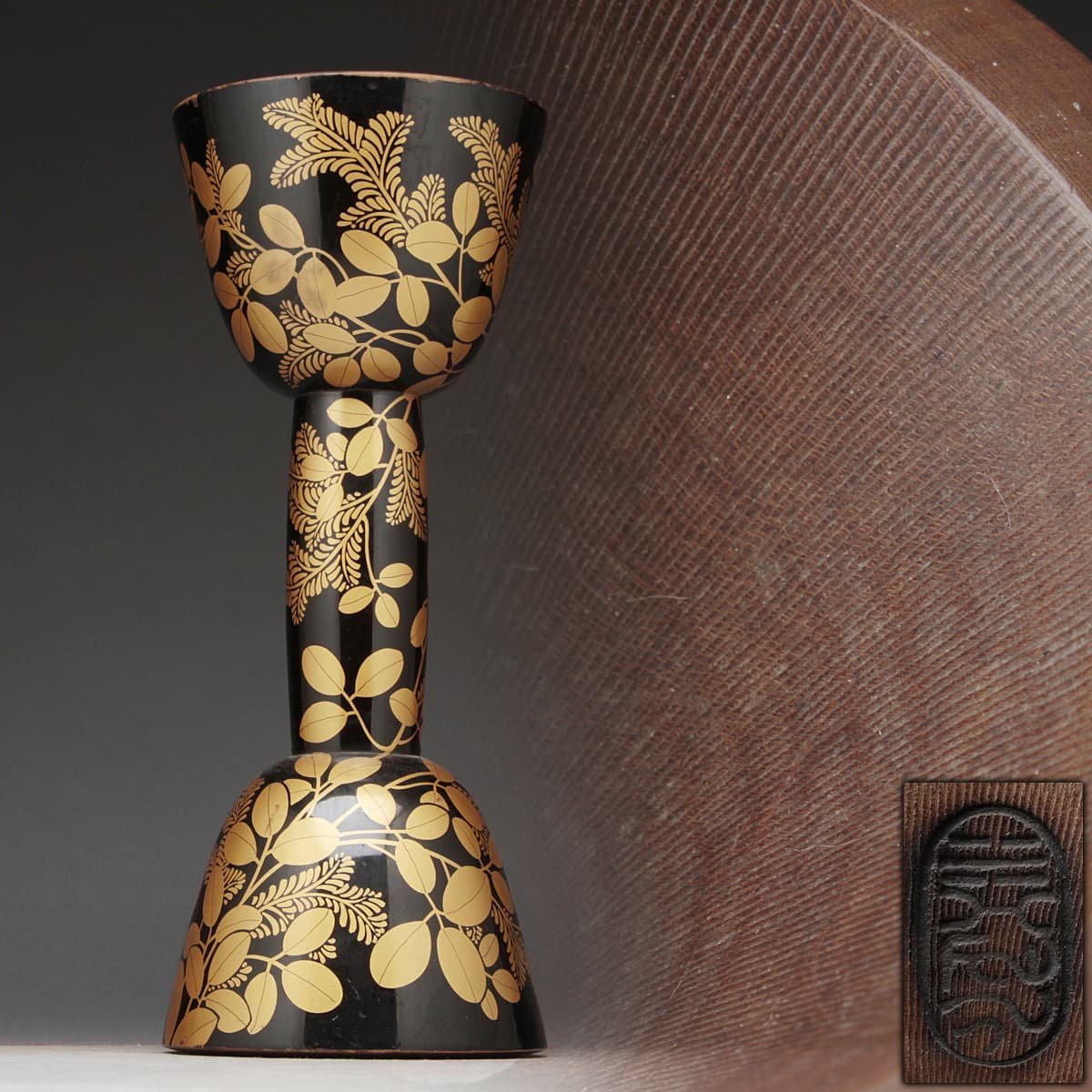 古い鼓*蒔絵*時代和楽器*太鼓*古美術 detalles del artículo