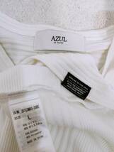 良品 アズール バイ マウジー AZUL BY MOUSSY メンズ 半袖カットソー ホワイト L_画像3