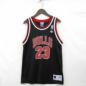 サイズ L14-16 champion NBA CHICAGO BULLS ジョーダン ゲーム シャツ ユニフォーム タンクトップ チャンピオン 古着 ビンテージ 3AU0106