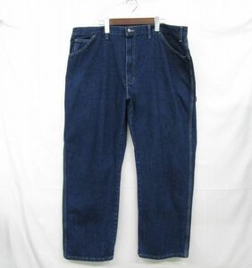 サイズ W44 L30 Dickies デニム パンツ ペインター ワーク ディッキーズ 古着 ビンテージ 3AU1808