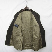 80s~ Burberry’s サイズ XL~ ダブル テーラード ジャケット ブレザー チェック ブラウン系 バーバリー 古着 ビンテージ 3AU1516_画像8