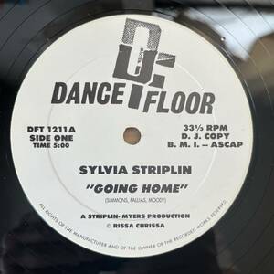 US盤　プロモ　12“ Sylvia Striplin Going Home / Keep Pushin DFT 1211