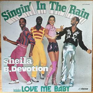 国内盤　プロモ　LP Sheila B. Devotion* Singin' In The Rain. VIP-6546. 帯、ライナーなし。