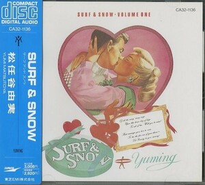 CD初版！帯付き85年プレスCD 松任谷由実 / Surf & Snow【Express CA32-1136】恋人がサンタクロース 和モノ シティポップ 荒井由実