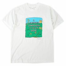 SHOEBOX GREETINGS 90s プリントTシャツ USA製 シングルステッチ イラスト アート ART ビンテージ 古着 (9891) ホワイト / 白 XL_画像1