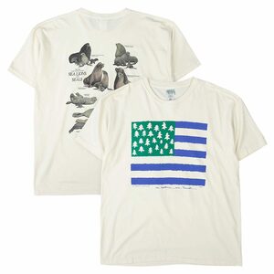 リバティーグラフィックス LIBERTY GRAPHICS 未使用 テストプリントTシャツ 非売品 MADE IN USA アメリカ製 (-9958) 生成り XL