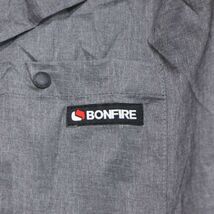 【新品 22SS】 BONFIRE ボンファイア 通年 軽量・撥水★ ナイロン プルオーバー ジャケット Sz.L　メンズ グレー アウトドア　I3T00719_7#O_画像4