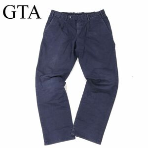 GTA ジーティーアー 【811 SLIM】通年 ストレッチ コットン チノ スラックス パンツ チノパン Sz.48　メンズ ネイビー　I3B00382_8#R