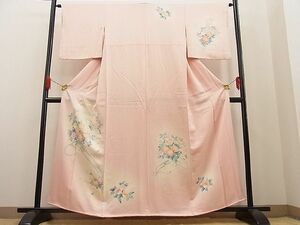 平和屋野田店■訪問着　花車文　暈し染め　逸品　n-ip0697