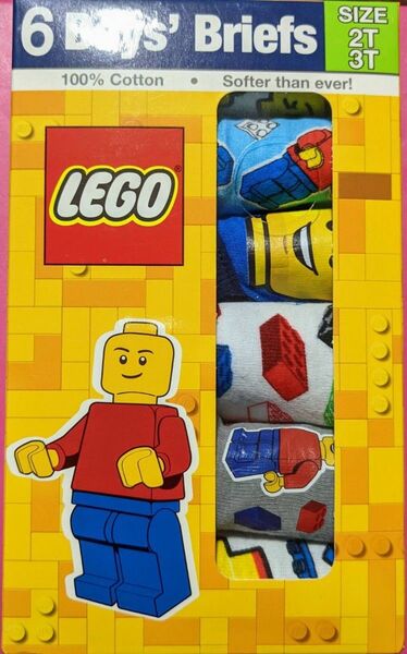 LEGO レゴ　男の子用パンツ【6枚セット】2~3歳用100cm ブリーフ