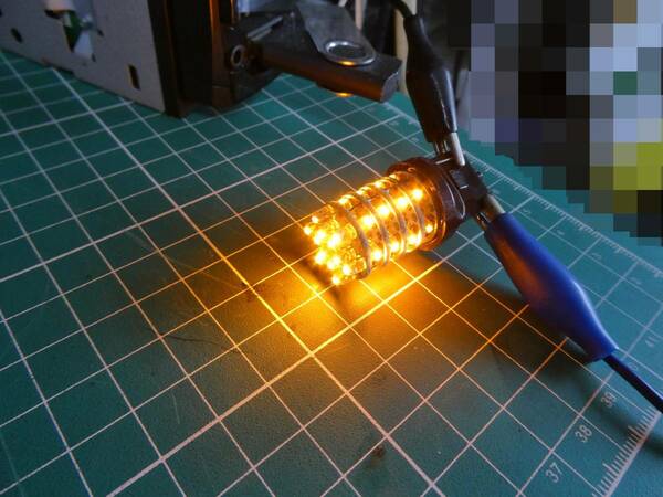 T20 LED シングル オレンジ色 ウインカー 36発 2個入 Φ20x44 230809401