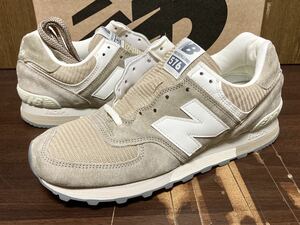 23年製 日本限定 NEW BALANCE OU576 BEI 576 ニューバランス スニーカー MADE IN ENGLAND 英国製 イングランド ベージュ スエード US8.5