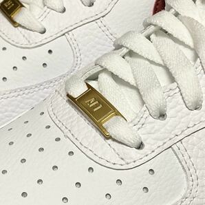 23年製 NIKE AIR FORCE 1 LO ナイキ エアフォース ローカット AF1【CZ0326-100】WHITE TEAM RED ホワイト レッド 白×赤 US8.5の画像6