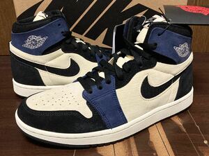 23年製 NIKE WMNS AIR JORDAN 1 ZOOM ZM CMFT 2 ナイキ ウィメンズ エア ジョーダン ズームAJ1【DV1305-104】ブラック 黒×紺 US10