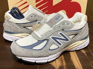 22年製 NEW BALANCE U990 V4 TA4 ニューバランス スニーカー MADE IN USA 米国製 アメリカ GREY SUEDE グレー スエード US8.5