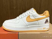 02年製 日本未発売 NIKE AIR FORCE 1 LA ナイキ エアフォース ロサンゼルス ロス CITY AF1【624040-173】WHITE YELLOW 白×黄 US11_画像4