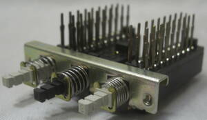 !!TRIO/2 ream 9x2 terminal angle 3 circuit push switch Vintage unused goods 5 set 1.R050607!!