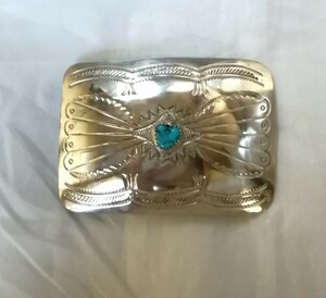  silver 925 buckle turquoise 