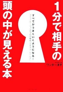 １分で相手の頭の中が見える本 すべてがうまくいくようになる！コミュニケーションのプロの極技「３キャラ・ルールズ」／ワンダー洋子(著者