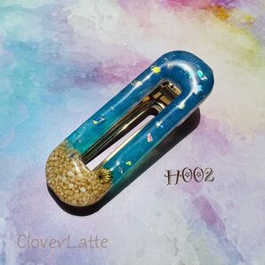 ハンドメイド レジン ヘアピン 夏