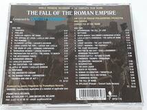 ＣＤ２枚組　　ローマ帝国の滅亡(1964) The Fall of the Roman Empire／ディミトリ・ティオムキン Dimitri Tiomkin／ベルギー盤_画像2