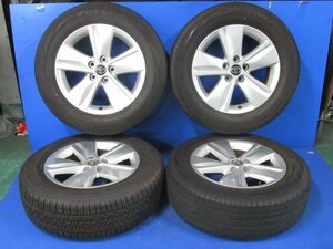 【軽傷】 ハリアー 60 純正 17インチ 7J +39 PCD114.3 5穴 225/65R17 102H タイヤ ホイール 4本 (g085782)