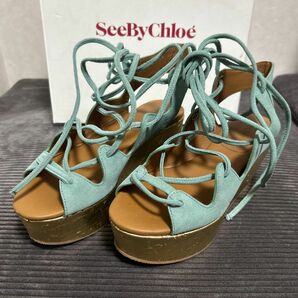 SEE by CHLOE ウェッジソールサンダル size35