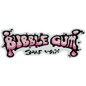 * new goods U.S. Bubble chewing gum 1980 Surf wax [Bubble Gum] import 6" Logo BIG sticker limited exhibition *