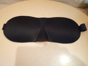  solid eye mask black new goods * unused * exhibition goods 