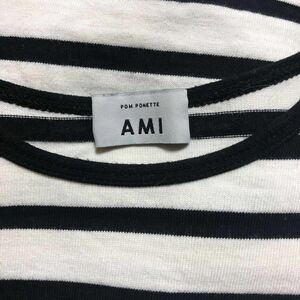 POM PONET AMI ボーダーTシャツ