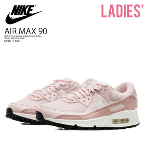 # новый товар #NIKE Nike WMNS AIR MAX 90wi мужской air max 90#23.5cm# женский спортивные туфли толщина низ Street # розовый #DH8010