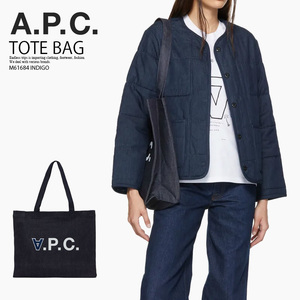 ■新品■A.P.C. アーペーセー DANIELA 2.0 SHOPPING BAG ダニエラ 2.0 ショッピング バッグ■トートバッグ 手提げバッグ■INDIGO■M61684