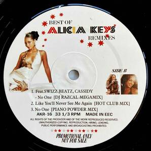 Alicia Keys / Best Of Alicia Keys Remixes【12''】2008 / EU / Not On Label / AKR-16 の画像2